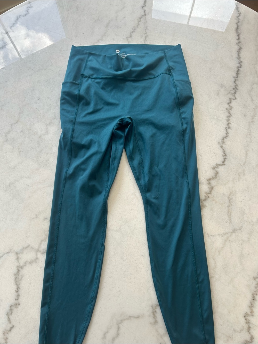 all in motion Teal Blue Womenโs Performance Leggings